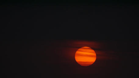 Ethereal Beauty of the Rising Sun wallpaper