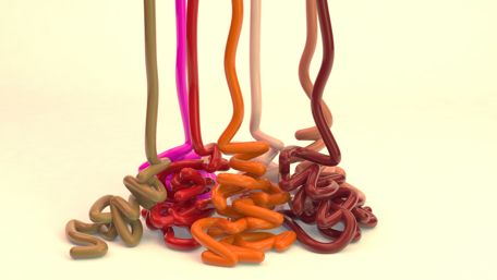 Vibrant Flow of Colors wallpaper