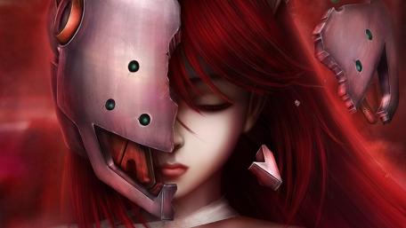 Elfen Lied's Lucy Epic Portrayal wallpaper