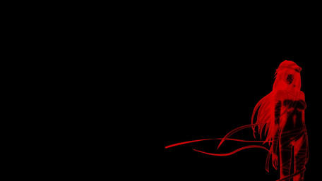 Elfen Lied's Lucy Emerges from Darkness wallpaper