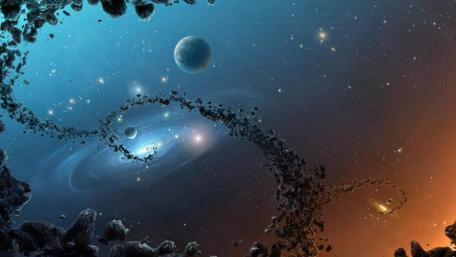 Strange outer space - Fantasy art wallpaper