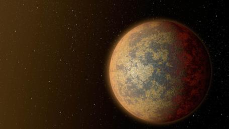 Vivid Planet Surrounded by Stars wallpaper