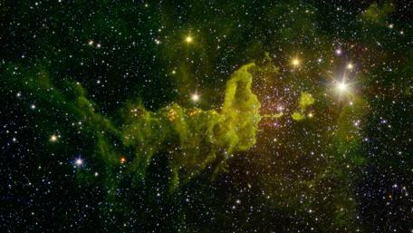 Sparkling Stars and the Spider Nebula wallpaper
