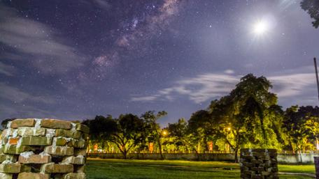 Stunning Milky Way Over Dhaka Night Sky wallpaper