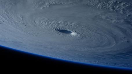 Whirling Majesty of Earth from Space wallpaper