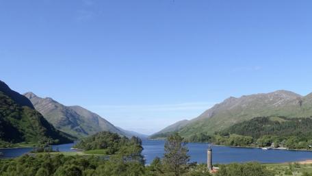 Tranquil Scottish Highlands Landscape wallpaper