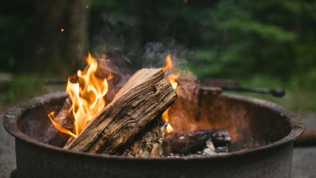 Warmth of the Campfire Glow wallpaper