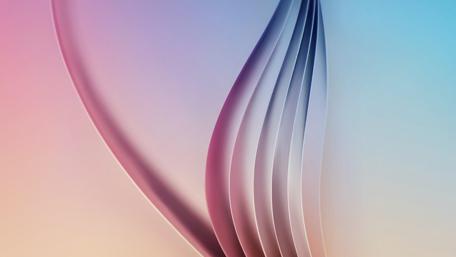 Sweeping Curves in Gradient Hues wallpaper