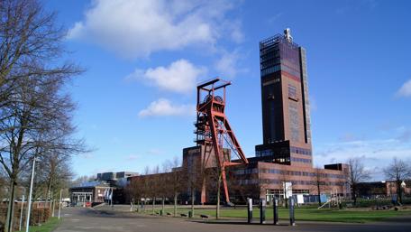 Industrial Heritage Under a Blue Sky wallpaper