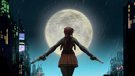 Mysterious Moonlit Warrior wallpaper