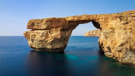 Azure Window Arch Cliffscape wallpaper