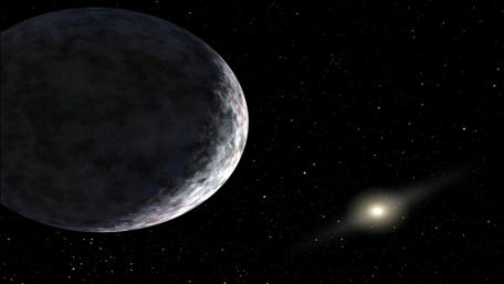 Mysterious Planet in the Cosmic Abyss wallpaper