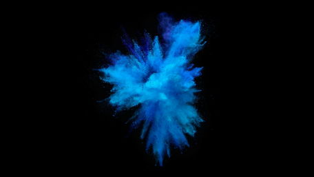 Mystical Blue Nebula wallpaper