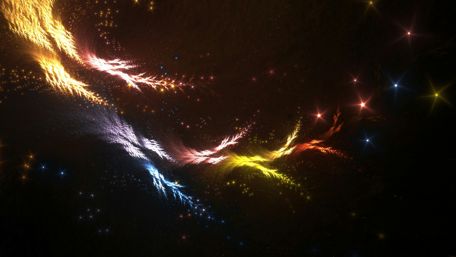 Ethereal Cosmic Flow wallpaper