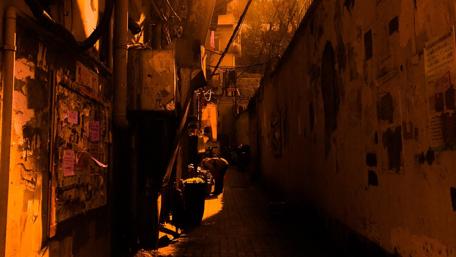 Urban Shadows Embracing Life's Hidden Corners wallpaper