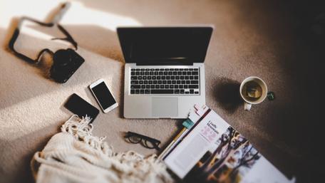 Cozy Workspace Essentials wallpaper