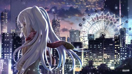 Mystic Night in the Metropolis wallpaper