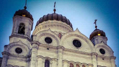 Majestic Beauty of Christ the Savior Cathedral wallpaper
