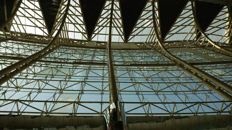 Stunning View of Maydan Hotel Architecture in Dubai wallpaper