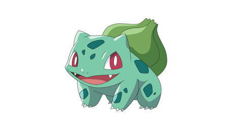 Bulbasaur's Energetic Charm wallpaper