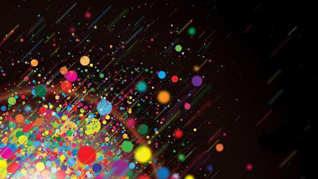 Explosive Color Burst wallpaper
