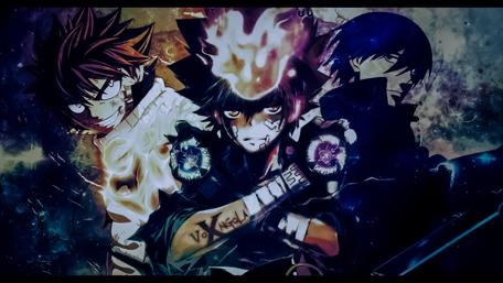 Fiery Fantasy Warriors Unite wallpaper