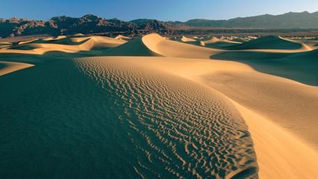 Endless Sands in the Desert Landscape wallpaper