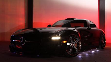 Sleek Black Mercedes Benz AMG Wallpaper wallpaper