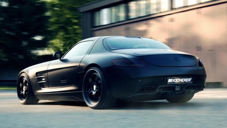 Sleek Mercedes AMG in Motion wallpaper
