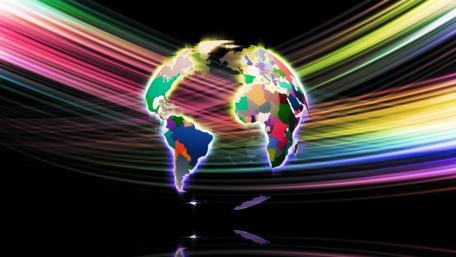 Vibrant Abstract Earth Art Design wallpaper