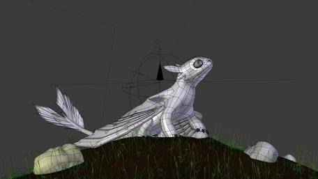 3D Abstract Creature Design Inspiration wallpaper