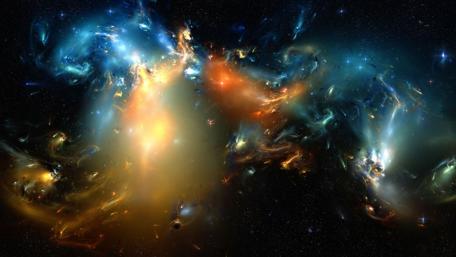 Galactic Dreams in a Celestial Dance wallpaper