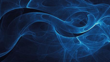 Ethereal Blue Swirls of Light and Shadow wallpaper