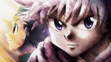 Intense Gaze of Determination in HunterxHunter World wallpaper