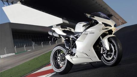 Sleek Ducati 1198 on the Track wallpaper