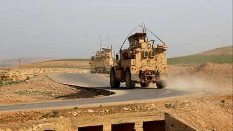 Armoured Marines on Desert Patrol wallpaper