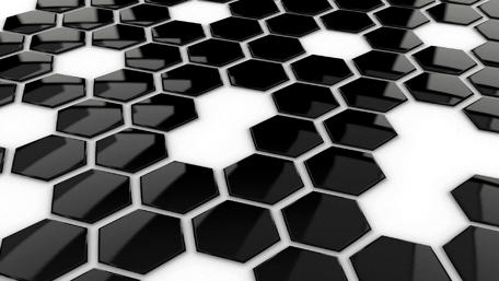 Hexagonal Abstract Digital Texture wallpaper
