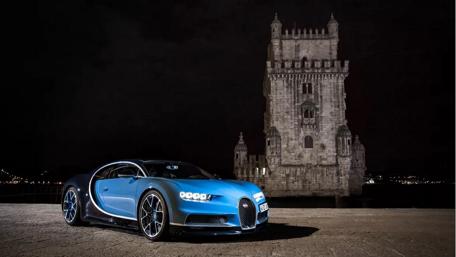 Bugatti Chiron at Twilight Majesty wallpaper
