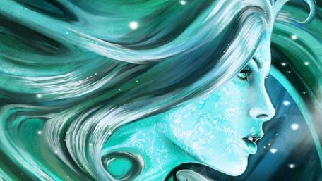 Ethereal Ice Maiden wallpaper