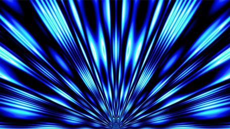 Radiant Fractal Lines in Blue wallpaper