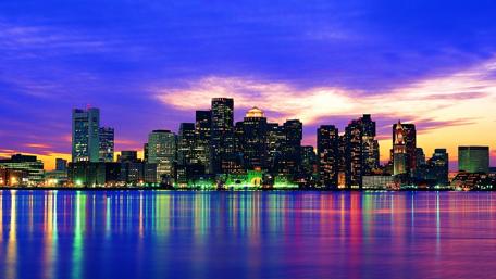 Stunning Miami Night Skyline wallpaper