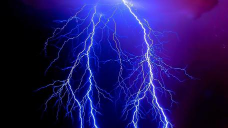 Electric Veins of the Sky wallpaper