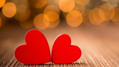 Romantic Hearts for Valentine's Day wallpaper