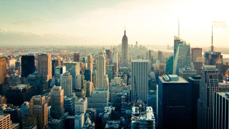 Cityscape Splendor in New York wallpaper