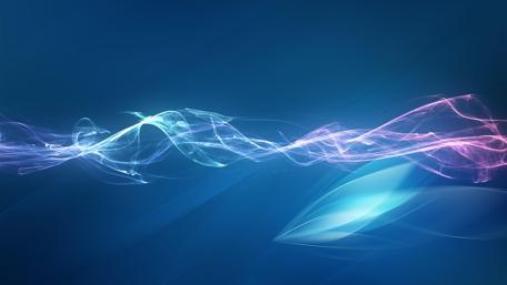 Ethereal Neon Waves wallpaper