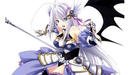 Rossweisse in Battle Gear from High School DxD wallpaper