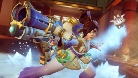 Mei in Action Adventure in 4K wallpaper