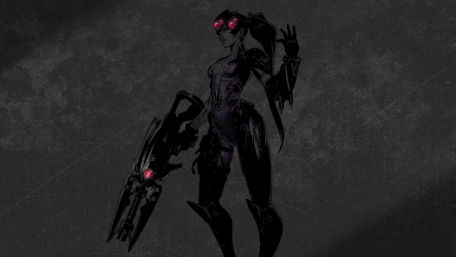 Midnight Shadow of Widowmaker wallpaper