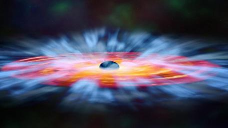 Mysteries of the Black Hole in Space wallpaper