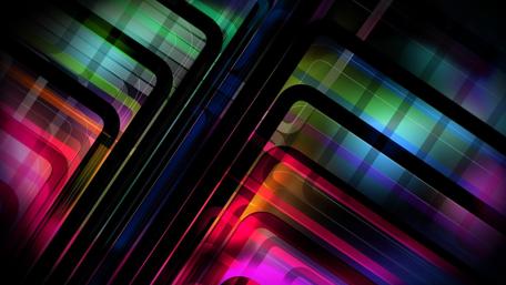 Vibrant 3D Geometric Illusion wallpaper